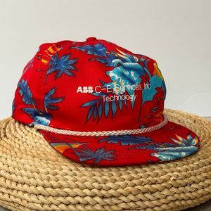 Vintage 1990s Hawaiian Snapback Rope Company Trucker Hat Cap